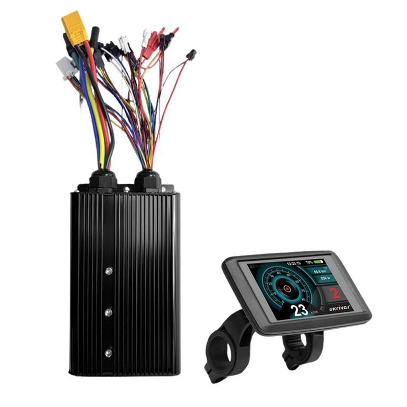 Sine Wave Controller 48V 72V 80A - HOES-UKC1+ Meteran dengan Layar LCD +