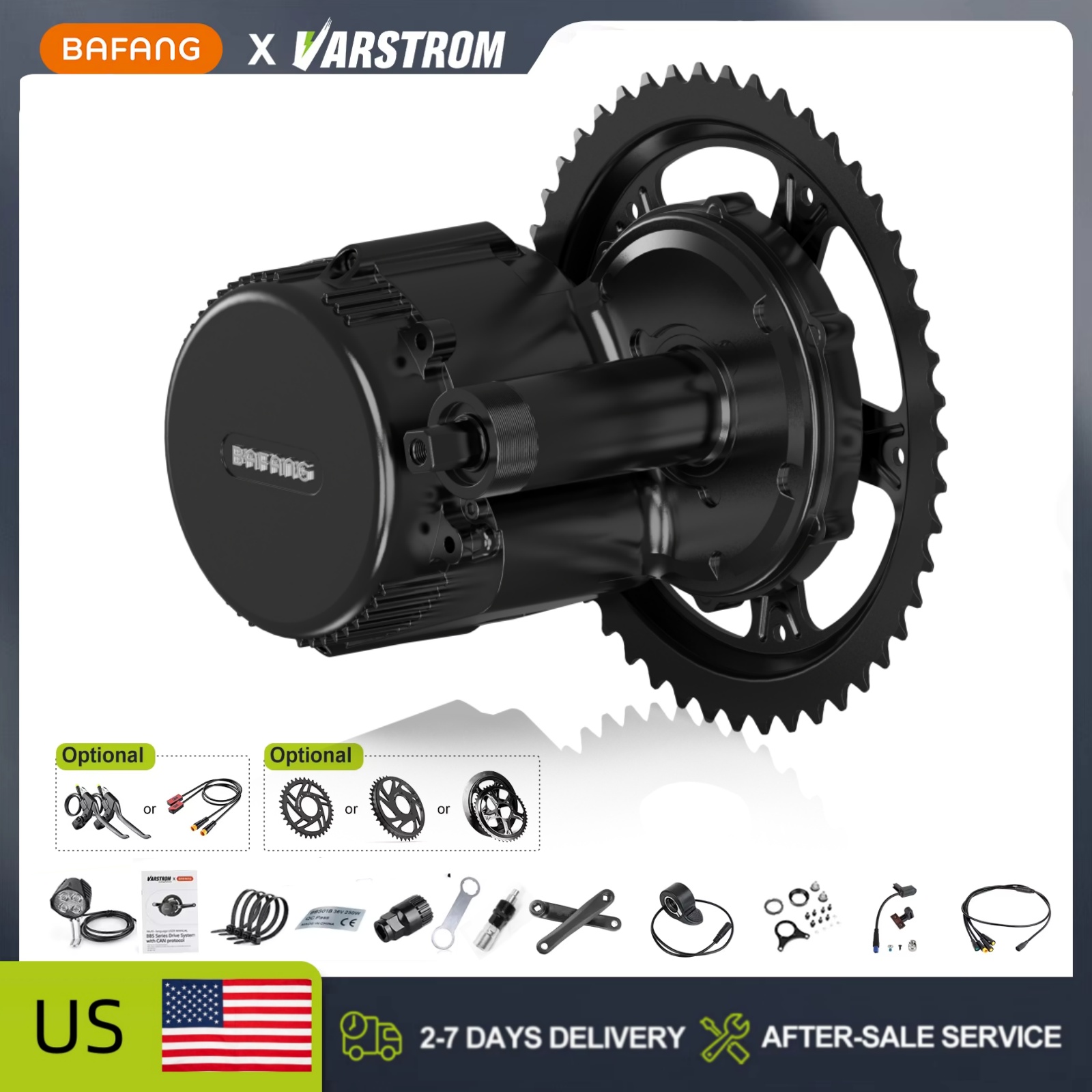 Bafang Bbs02B 48V 750W Mid Drive Kit - Set Motor Penggerak Tengah BAFANG 48V