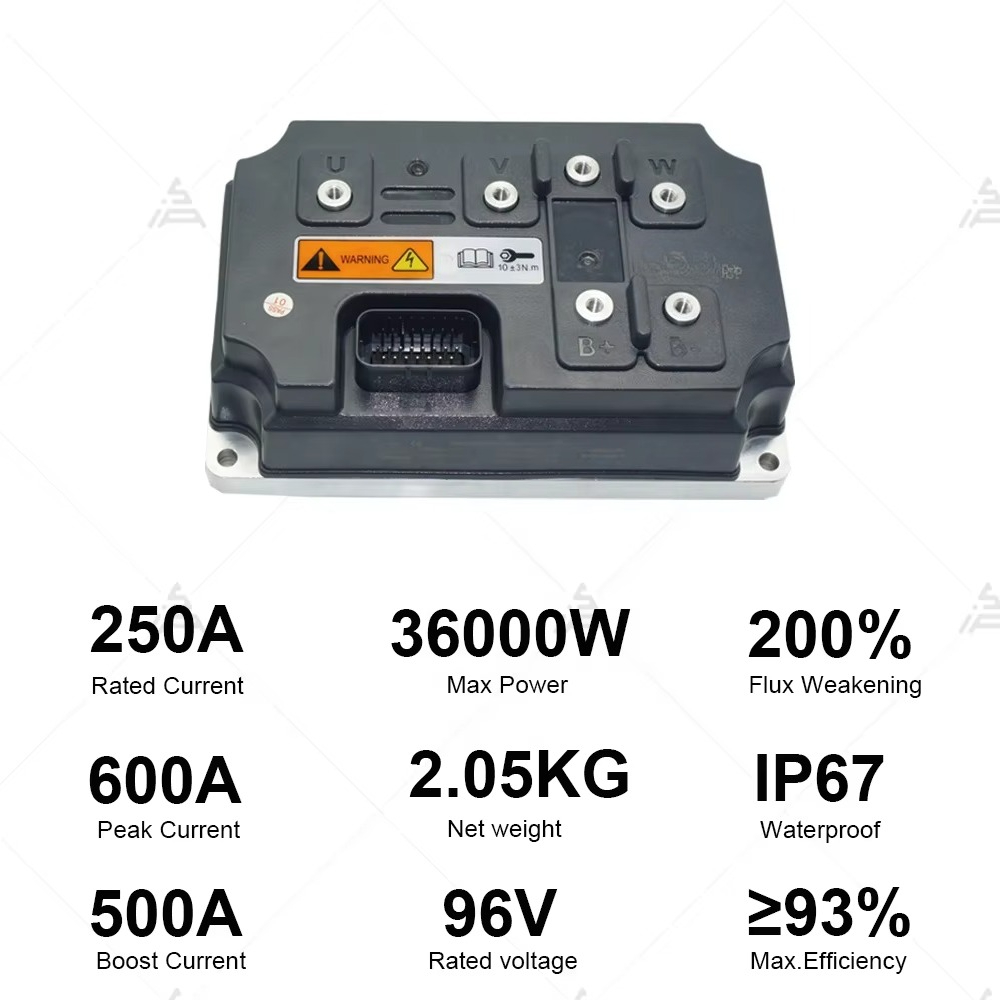 Programmable Bldc Motor Controller 96V - EM260SGTP-CAN-96V Pengontrol Motor BLDC Berdaya Tinggi