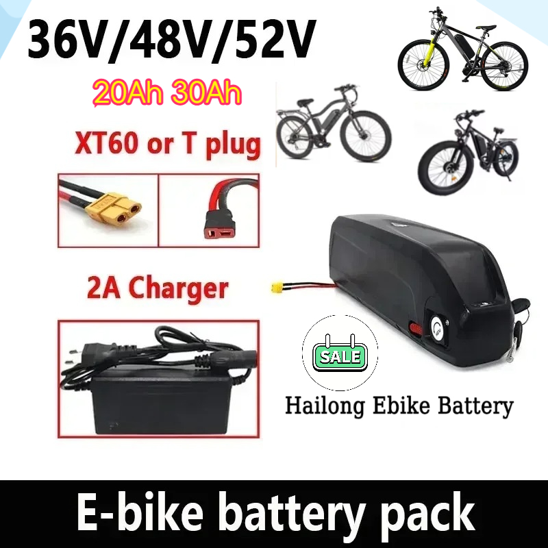 36-48-52V untuk Sepeda Gunung  - Ebike Battery 48V 20Ah Hailong ulasan dan harga