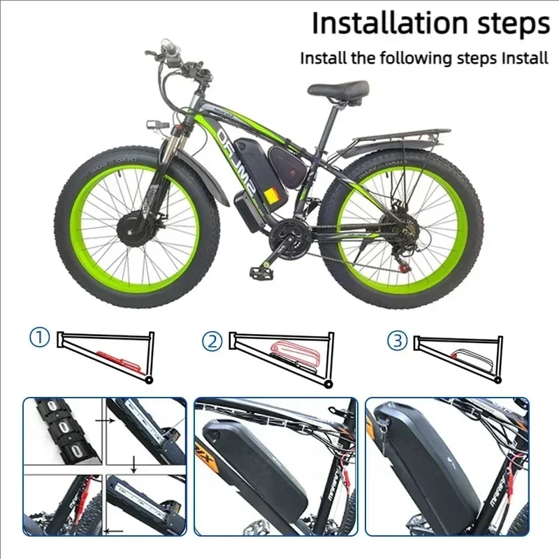 36-48-52V untuk Sepeda Gunung  - Ebike Battery 48V 20Ah Hailong ulasan dan harga