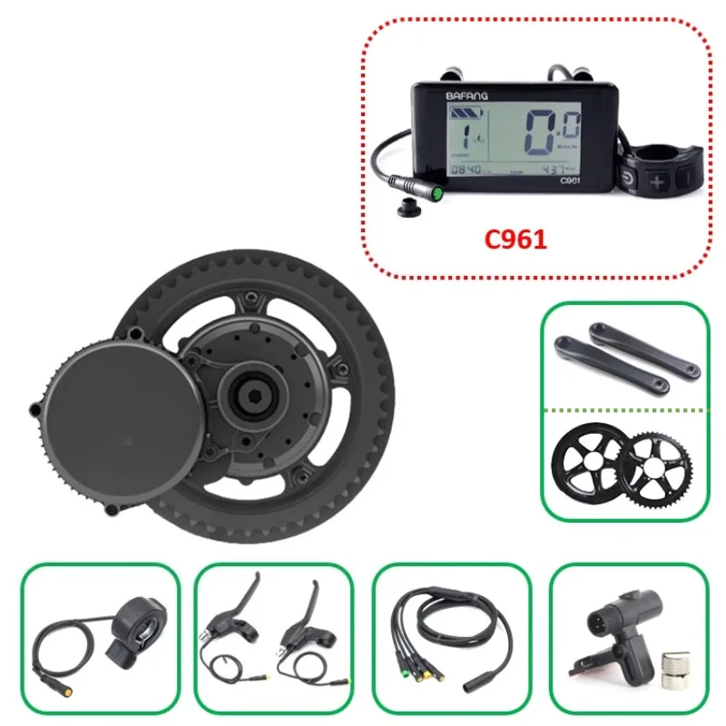 Kit Motor Penggerak Tengah G34 - Mid Drive Motor Kit 52V 1000W ulasan dan harga