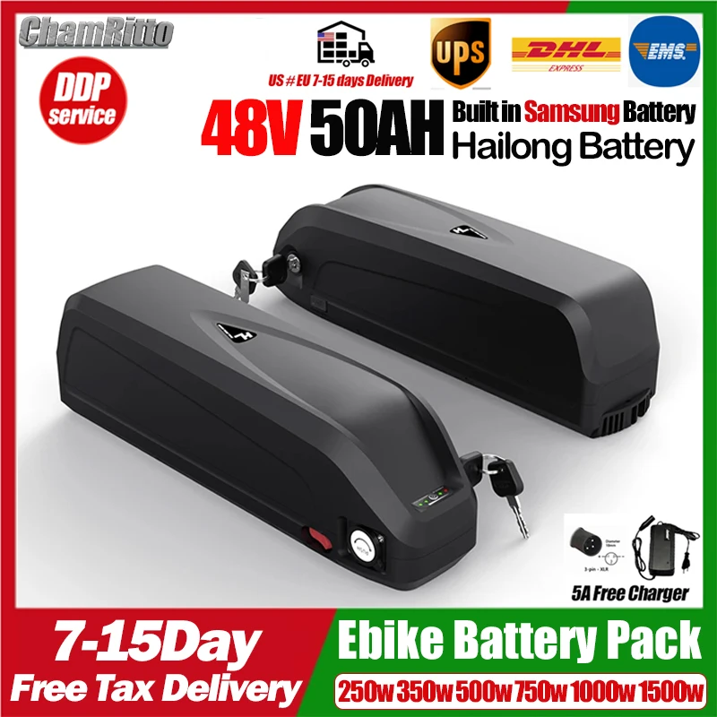 Baterai Sepeda Listrik Chamrid - Ebike Battery 48V 20Ah Hailong ulasan dan harga