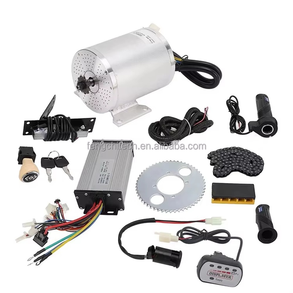 Motor DC tanpa sikat elektrik  - Ebike Conversion Kit 72V 3000W ulasan dan harga