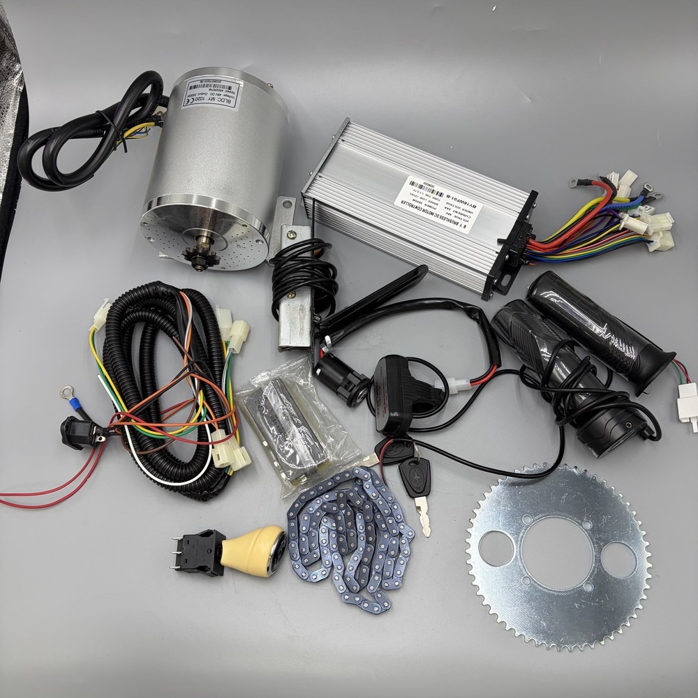 Motor DC tanpa sikat elektrik  - Ebike Conversion Kit 72V 3000W ulasan dan harga