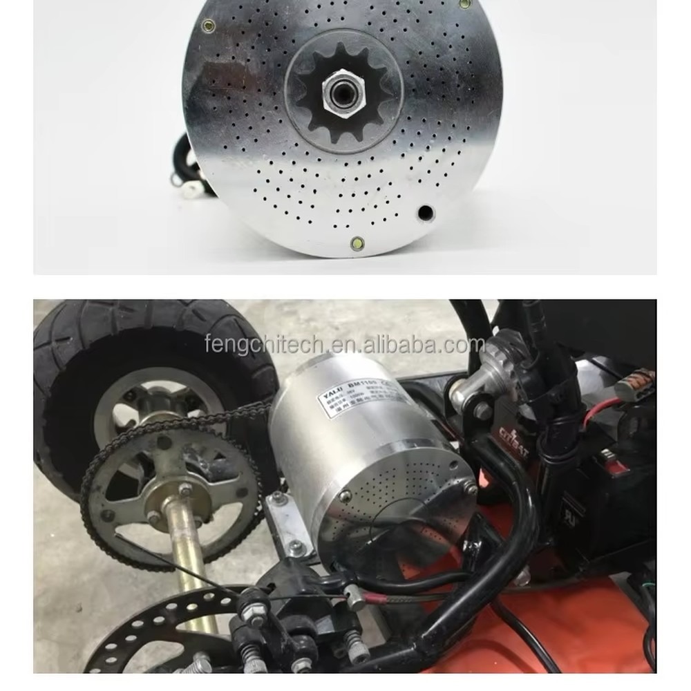 Motor DC tanpa sikat elektrik  - Ebike Conversion Kit 72V 3000W ulasan dan harga
