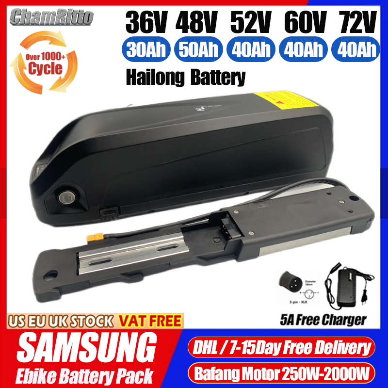 Sepeda Listrik 48V 36V 52V 30a - Electric Bicycle Battery 72V 30Ah ulasan dan harga
