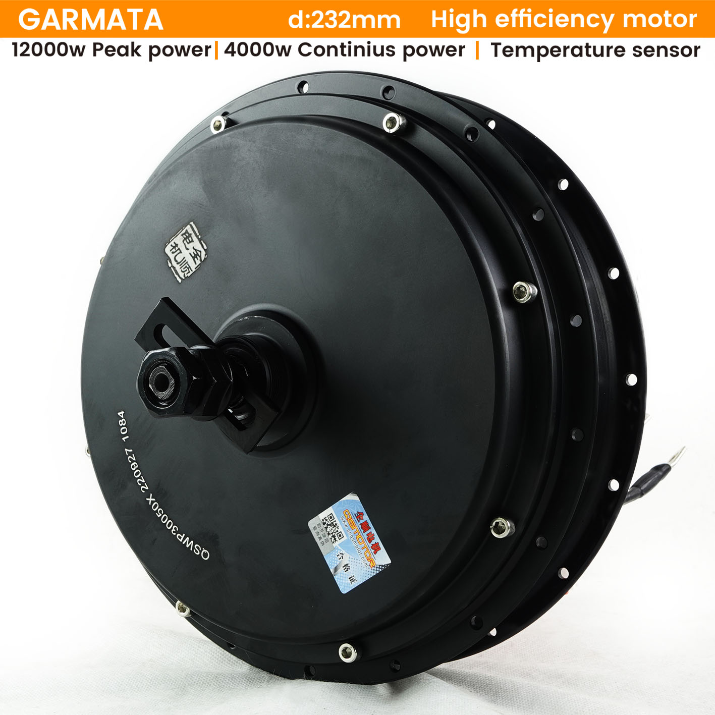 QS Motor Hub Tanpa Sikat Motor - 72V 5000W Hub Motor Kit ulasan dan harga